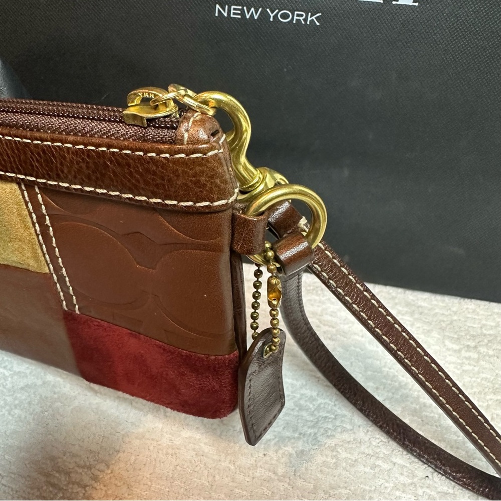 Coach Multicolor Patchwork Wristlet - image 2